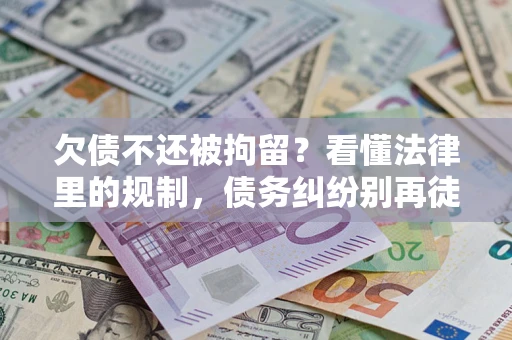 北京欠债不还被拘留？看懂法律里的规制，债务纠纷别再徒劳奔波