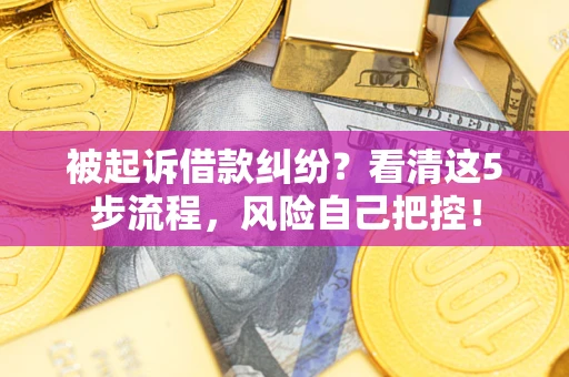 北京被起诉借款纠纷？看清这5步流程，风险自己把控！