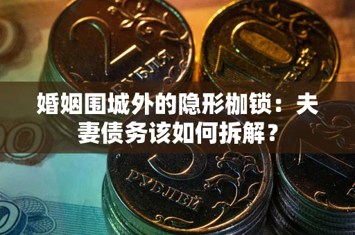 北京婚姻围城外的隐形枷锁：夫妻债务该如何拆解？