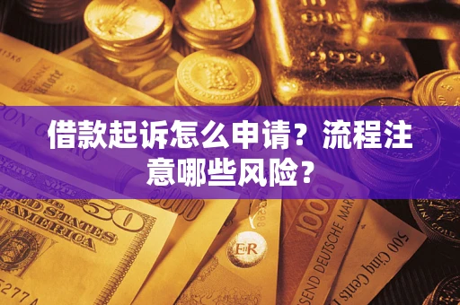 北京借款起诉怎么申请？流程注意哪些风险？