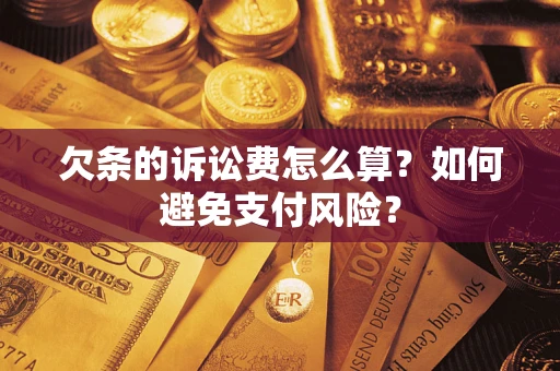 北京欠条的诉讼费怎么算？如何避免支付风险？