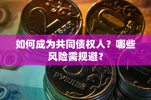 北京如何成为共同债权人？哪些风险需规避？